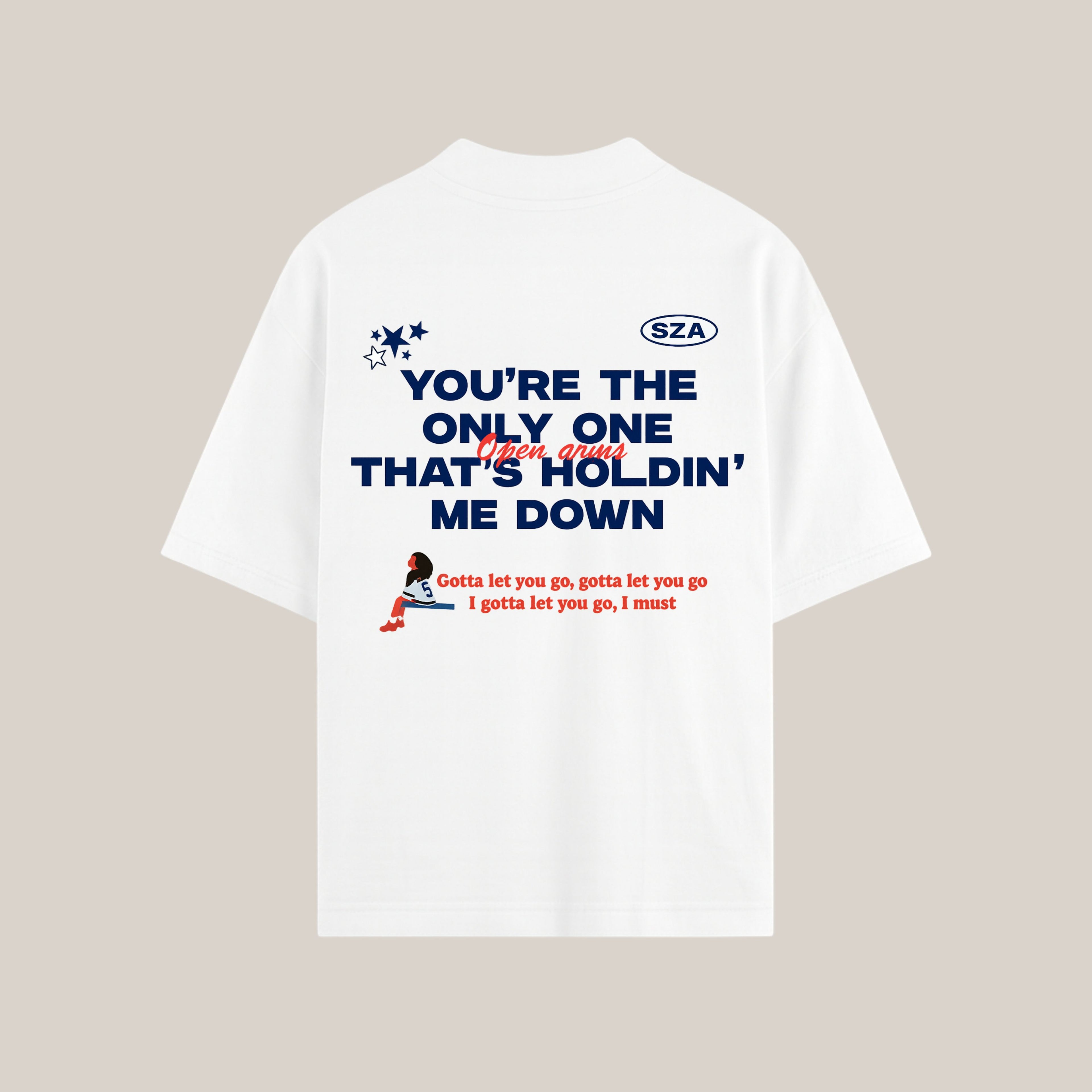 Travis Scott Open arms - Oversized Tee