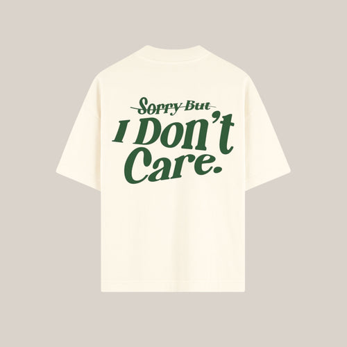 I DON'T CARE - OVERSIZED TEE